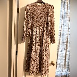 All over printed midi dress